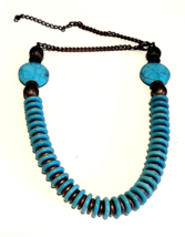 Paparazzi Vintage Copper Faux Turquoise Necklace - £7.50 GBP