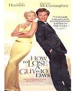 How to Lose a Guy in 10 Days (DVD, 2003, Widescreen) - $4.62