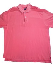 G.H. Bass &amp; Co Mens Short Sleeve  Orange Red Polo Shirt Size XL - $13.34