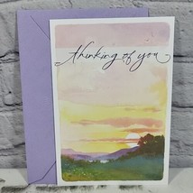 Thinking of You With Sympathy Heartline Hallmark Greeting Card - $5.93