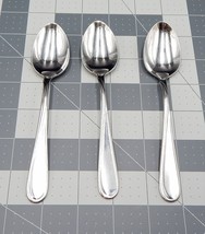 Oneida Flight Reliance Oval Dessert Tea Spoons Stainless USA Set of 3 - £8.61 GBP