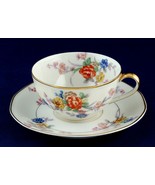 Theodore Haviland Jewel Cup & Saucer Cream Rim w Floral Limoges 1930s Un... - $220.86 MXN Theodore Haviland Jewel Cup & Saucer Cream Rim w Floral Limoges 1930s Un... - $220.86 MXN