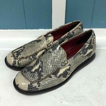 Donald J Pliner Sport Made in Italy Leather Snake Print Loafers women’s ... - £43.05 GBP