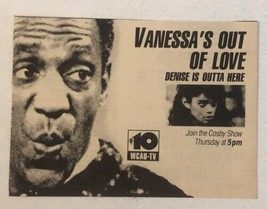 Cosby Show Tv Guide Vintage Print Ad Bill Cosby Lisa Bonet Tpa6 - £4.72 GBP