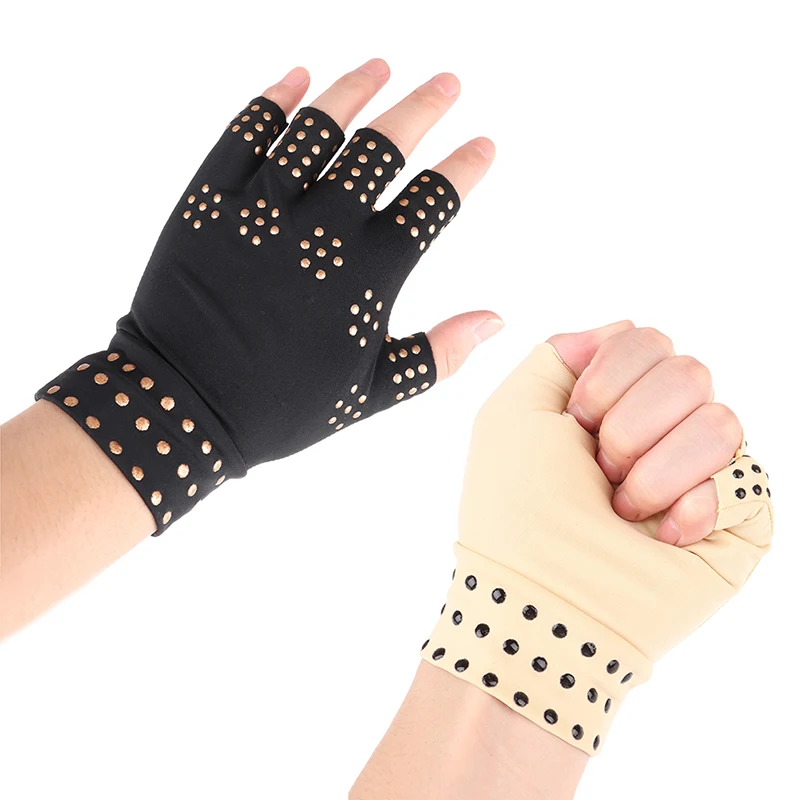 Relief Arthritis Therapy Gloves Support Hand Massager Toiletry Pressure Pain - £10.09 GBP