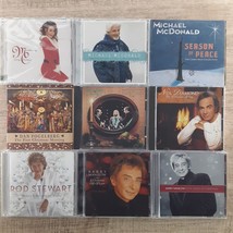 Adult Contemporary Holiday Christmas CD Lot of 9 Barry Manilow  In The Swing Of - £12.43 GBP