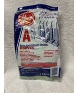 Genuine Hoover Type A Upright Vacuum Cleaner Bags 4010001A 3 Bags - $7.91