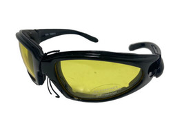 Birdz Quail Goggles Motorcycle Anti Fog Pouch Black Yellow night Vision ... - £7.67 GBP