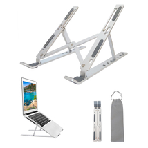 Aluminum Laptop/Tablet/Phone Stand/Holder Adjustable Angles Foldable Lig... - £7.93 GBP