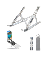 Aluminum Laptop/Tablet/Phone Stand/Holder Adjustable Angles Foldable Lig... - £7.82 GBP