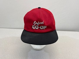 Orford Co-op Trucker Hat Men&#39;s Vintage Adjustable Snapback Red Cap - £11.02 GBP