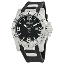 Invicta Stainless Steel Reserve Excursion Black Rubber Strap 6252 - £211.78 GBP