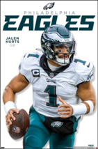 Jalen Hurts &quot;Roll Out&quot; Philadelphia Eagles QB NFL METAL SIGN 12X8IN - $24.74