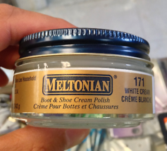 Meltonian WHITE CREAM 171 Boot &amp; Shoe CREAM Polish Shine Protect Leather #171 - $47.03