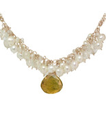 Necklace 293 - choice of stone - Gold - £169.46 GBP