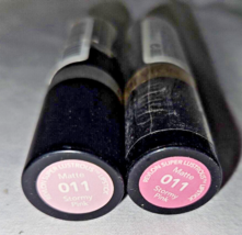 2 Revlon 011 Stormy Pink Super Lustrous Matte Lipstick tube new sealed S... - $12.59