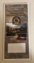 Crestview Area Florida Travel Map Fold Out Brochure Booklet Ephemera M2 - £6.21 GBP