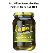 Mt. Olive Sweet Gerkins Pickles 16 oz, Pak Of 4  - £17.69 GBP