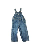 OshKosh B&#39;Gosh Denim Jean Overalls Vestbak Blue Toddler Boys 18 Months - $30.61 CAD