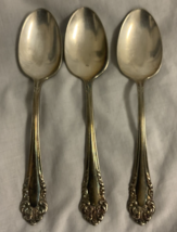 3 Vintage Oneida Community Silver plate Spoons - £6.58 GBP