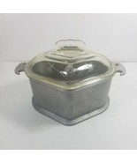 Guardian Service Pan Hammered Aluminum Cookware Vintage Pot Triangle Gla... - £26.73 GBP