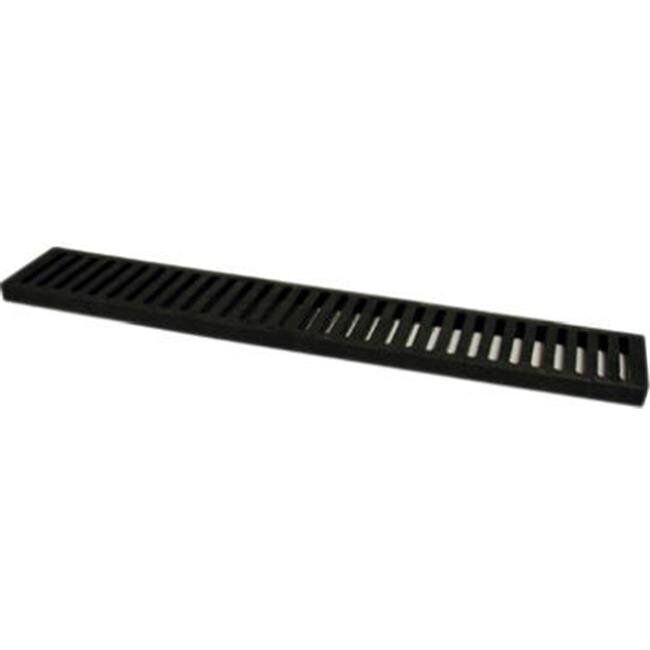 NDS, Black 243 2&#39; Speed-D Channel Drain Grate, 4-1/8 in. wide X 2 ft. long - $31.29