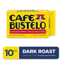 Café Bustelo Espresso Style Dark Roast Ground Coffee Vacuum Packed 10 oz Brick - £11.93 GBP