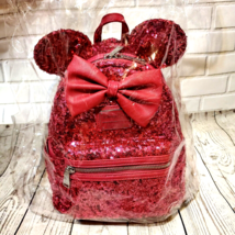 Disney Loungefly Backpack - Minnie Mouse Sequin - Bright Pink - £117.94 GBP