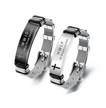 Cross Bracelets for Men Women,What Would Jesus Do - $54.04