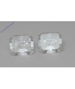 A Pair of Asscher Natural Mined Loose Diamonds (0.87 Ct H VS2-SI1 Clarity) - $2,827.15 CAD