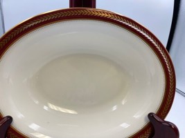 Coalport England Bone China RED WHEAT Oval Vegetable Serving Bowl - £117.83 GBP