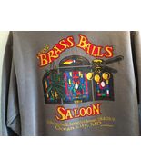 Vtg Burke&#39;s Brass Balls Saloon Ocean City Maryland Hoodie Motorcycle Size S - $46.74 CAD