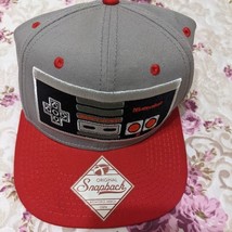 NES NWT Nintendo Systems Cap Hat Controller Snapback Gray/Red Adult Embroidered  - £15.49 GBP