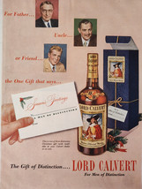 1949 Original Esquire Art Ads Lord Calvert Whiskey Hudson Convertible Autos - £9.33 GBP