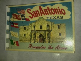 VTG San Antonio Texas Remember The Alamo Picture Booklet Spiral  Weiner ... - $12.99