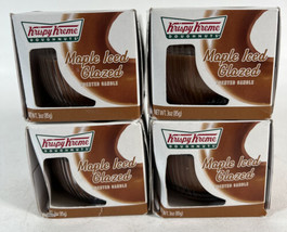 Lot Of 4 Krispy Kreme Donuts Maple Iced Glazed Scented Candle - £15.07 GBP