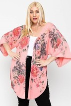 Floral Print, Long Body Cardigan 1XL - £24.66 GBP+