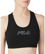 Fila Plus Size Bloom Logo Pullover Jersey Sports Bra Black Size 1X NWOT - $7.98