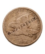 1858 1C Flying Aigle Cents En Bon État , Avec &quot; H.Wettstein &quot; Counterstamp - €90,05 EUR