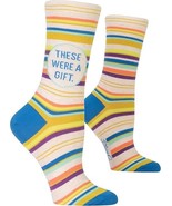 Blue Q Women&#39;s Crew Socks These were a Gift socks size women size 5-10 - $13.85