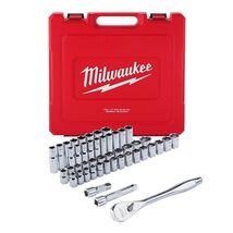 Milwaukee 1/2 in. drive Metric and SAE 47 Piece Mechanics Ratchet and So... - $289.95
