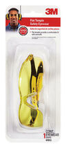 3M Safety Glasses Amber Lens Black/Yellow Frame - $14.95