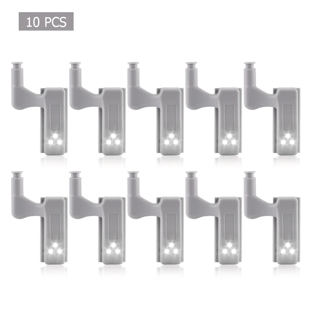 10pcs/Lot Hinges LED Sensor Light System 0.25W Universal Furniture For Kitch - $15.82