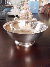 Sheridan Silverplate footed bowl, 3 1/2&quot; tall by 8&quot; diam[*] - $38.21