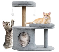 Small Cat Condo Tower with Cat House - £29.42 GBP