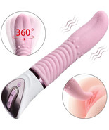 Heating Swing Spiral Flexible Licking Tongue Vibrator,G spot Vagina Sex ... - £55.04 GBP