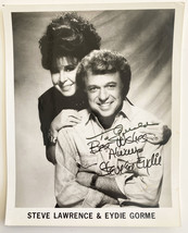 Steve Lawrence and Eydie Gorm signed photo - £78.22 GBP