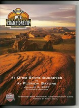 2007 BCS Championship Game Program Ohio State Florida #2 - £42.66 GBP