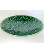 PIER 1 &quot;JADE LEAVES&quot; 7 7/8&quot; COUPE SOUP BOWL - £17.30 GBP