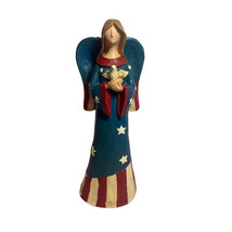 America Angel with Dove Patriotic figure 8.5 inch tall - £9.00 GBP